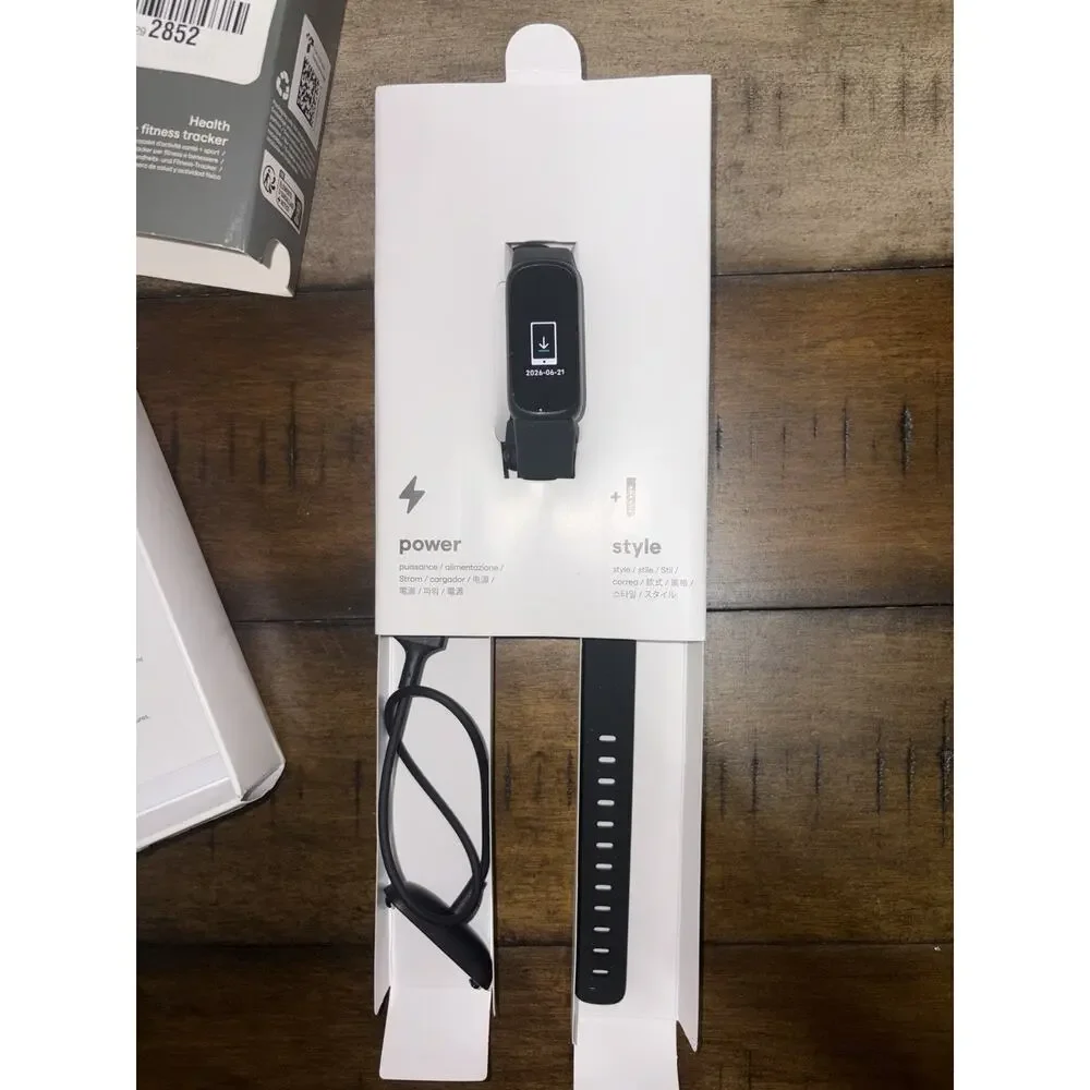 Fitbit Inspire 3 Health + Fitness Tracker Black Case & Midnight Zen Band